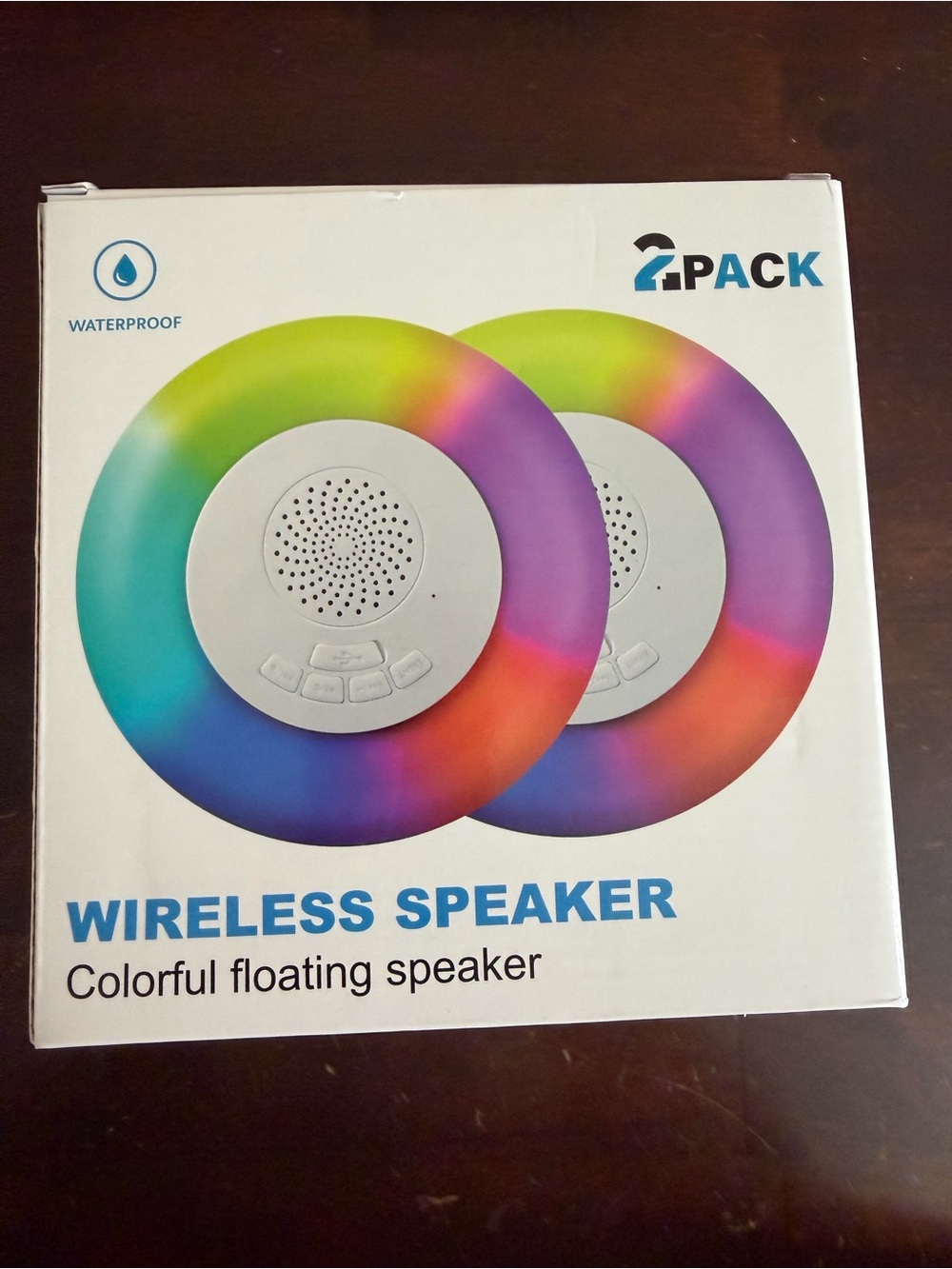 Wireless Colorful Floating Speaker - Multi-Color (2-Pack) - Picture 1 of 2